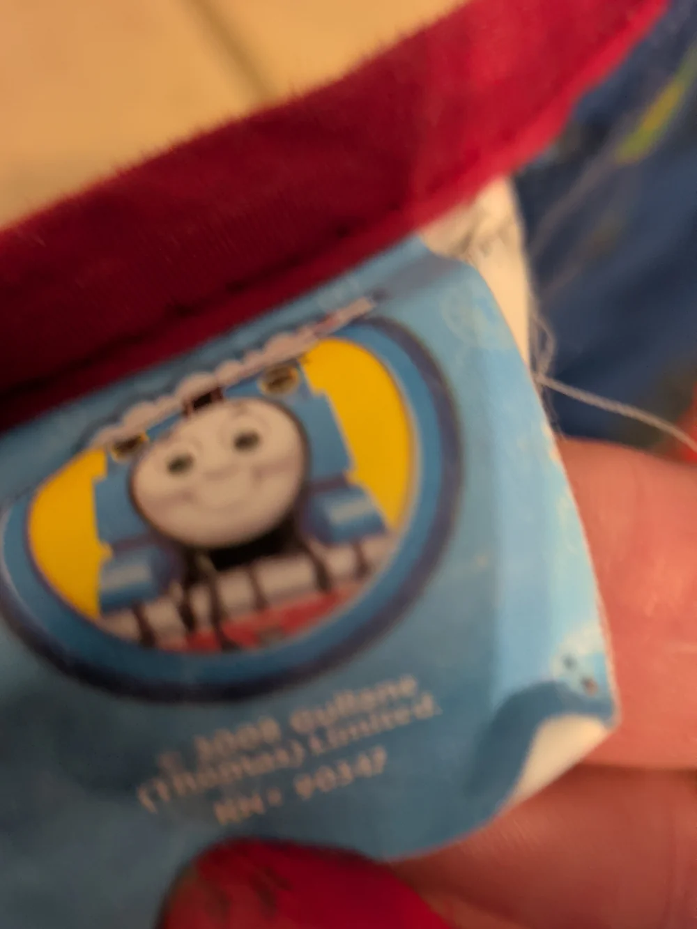 Thomas & Friends Bright Blue, Red & Green Train Play Blanket 35W 56 L